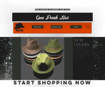 Onefreshhat.com(One Fresh Hat) Screenshot