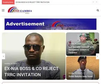 Onegambiaradio.com(ONE GAMBIA RADIO) Screenshot