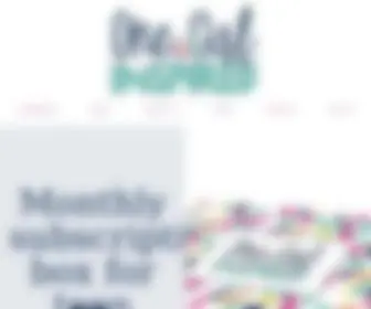 Onegirlinspired.com(One Girl Inspired) Screenshot