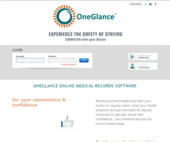 Oneglance.in(Online diabetes management) Screenshot