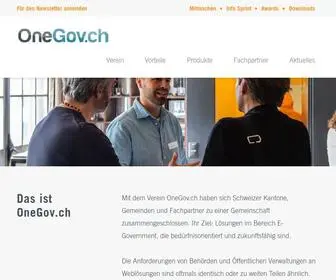 Onegov.ch(Das Schweizer Netzwerk für E) Screenshot