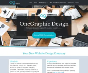 Onegraphic.com(Custom Websites and SEO (Search Engine Optimization)) Screenshot