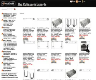 Onegrill.com(The Rotisserie Experts) Screenshot