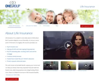 Onegrouplife.com(A World of Risk Management and Insurance Expertise) Screenshot