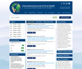 OnehealthJournal.org(International Journal of One Health) Screenshot