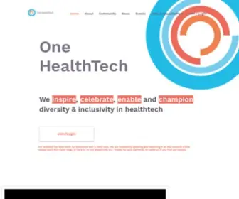 Onehealthtech.com(One HealthTech) Screenshot