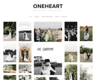 Oneheartweddings.com.au(ONEHEART) Screenshot