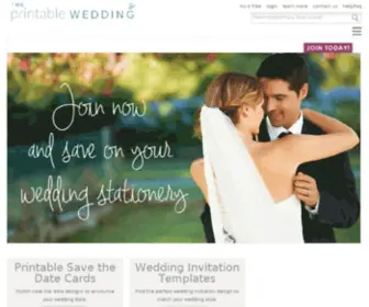 Oneheartweddings.com(Wedding Program Templates) Screenshot