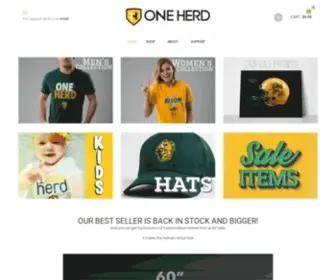 Oneherd.com(NDSU Clothing) Screenshot