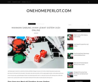 Onehomeperlot.com(Onehomeperlot) Screenshot