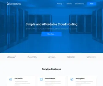 Onehosting.com(Web Hosting made simple) Screenshot