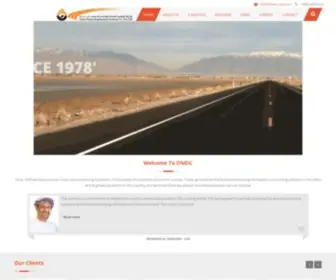 Oneic.com.om(Oman National Engineering & Investment Co) Screenshot