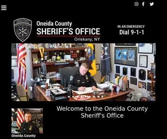 Oneidacountysheriff.us(The Oneida County Sheriff's Office) Screenshot