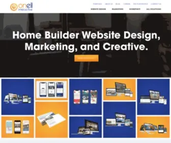 Oneilinteractive.com(Home Builder Websites) Screenshot