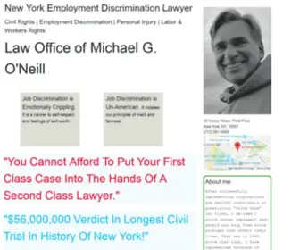 Oneillaw.com(Michael G) Screenshot