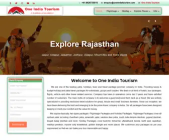 Oneindiatourism.com(A tradition of excellence) Screenshot