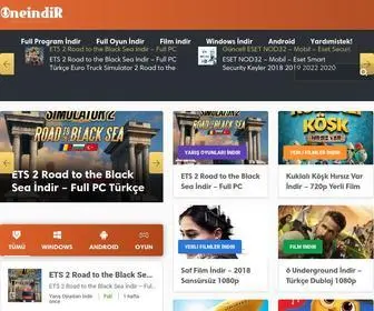 Oneindir.com(Oneİndir.com) Screenshot