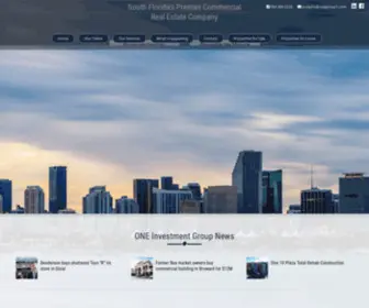 Oneinvestmentone.com(Commercial Real Estate) Screenshot