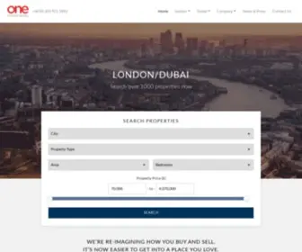 Oneinvestments.co.uk(Dubai & London Property for Sale) Screenshot