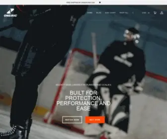 Oneiric.ca(Protective Base Layers Made For Hockey Players and Goalies) Screenshot