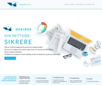 Oneiros.no(Hjemmesider og grafisk design) Screenshot