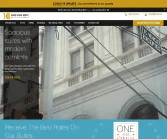 Onekingwest.com(Downtown Toronto Hotels) Screenshot