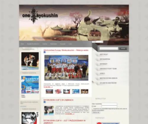 Onekyokushin.pl(Karate Kyokushin i Sztuki Walki) Screenshot