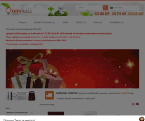 Oneled.pl(Oświetlenie led) Screenshot