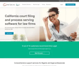 Onelegal.com(One Legal) Screenshot