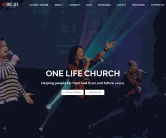 Onelifechurch.org(One Life Network) Screenshot