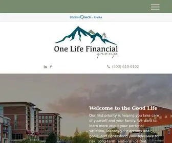 Onelifefg.net(One Life Financial Group) Screenshot