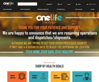 Onelifeindia.in(Live it right) Screenshot