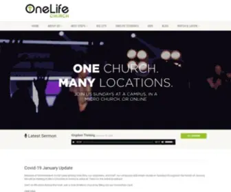 Onelifeknox.com(OneLife Church) Screenshot