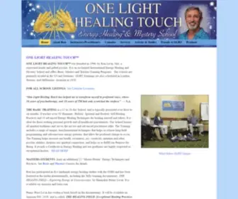 Onelighthealingtouch.com(Energy healing sessions & training for healing the body) Screenshot