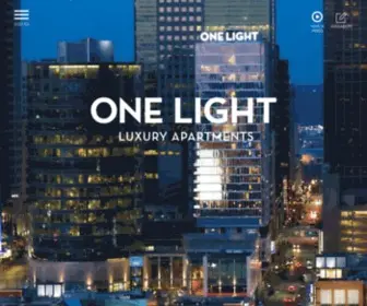 Onelightkc.com(Luxury Apartments in Downtown Kansas City) Screenshot