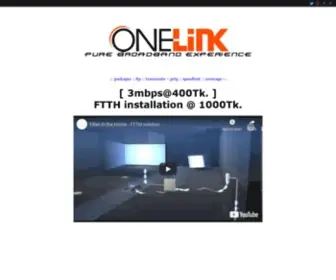 Onelink.com.bd(Internet mirpur) Screenshot