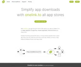 Onelink.to(One link or QR code to App Store and Google Play) Screenshot