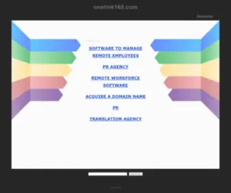 Onelink168.com(IIS Windows Server) Screenshot