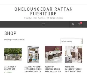 Oneloungebar.co.uk(OneLoungeBar Rattan Furniture) Screenshot