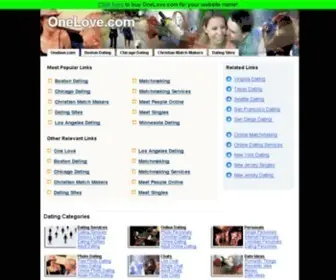 Onelove.com(Dit domein kan te koop zijn) Screenshot