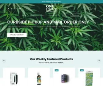 Onelovehempdispensary.com(One Love Hemp Dispensary) Screenshot