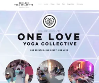 Oneloveyogacollective.com(Yoga Classes) Screenshot