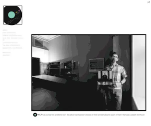 Onelp.com(ONE LP is a project by photographer William Ellis in which musicians and other people in the arts are portrayed with a favourite album and tell why the recording is so significant to them) Screenshot