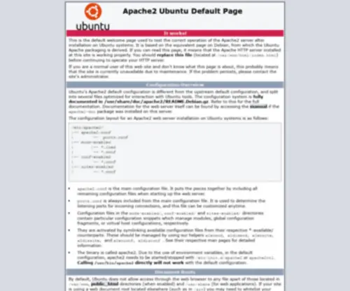 Onemailbox.xyz(Apache2 Ubuntu Default Page) Screenshot