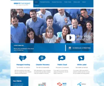 Onemanaged.com(OneManaged Managed Cloud) Screenshot