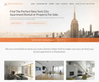 Onemanhattanre.com(Manhattan Real Estate) Screenshot