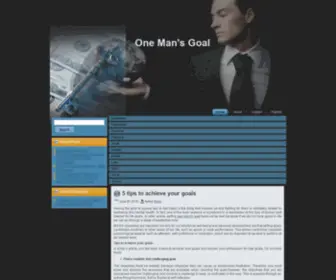 Onemansgoal.com(One Man's Goal) Screenshot