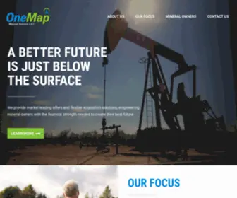 Onemap.com(OneMap Minerals focuses on mineral acquisitions in West TX and other areas in the United States &) Screenshot