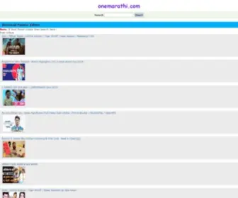 Onemarathi.com(Index of the web) Screenshot
