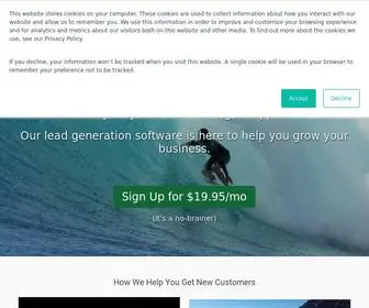 Onemata.com(Lead Generation Software Company in Denver) Screenshot